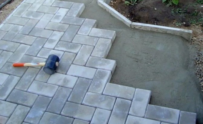 Введение в тротуарную брусчатку